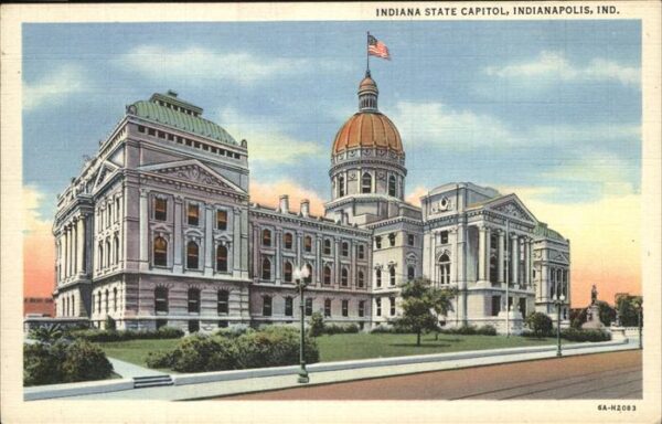 USA Indiana State Capitol Indianapolis