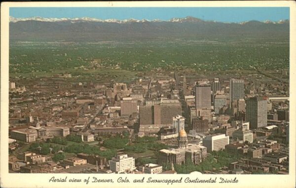 Denver Colorado Fliegeraufnahme