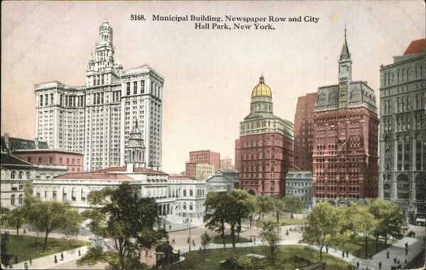 New York City Municipal Building Newspaper Row Hall P