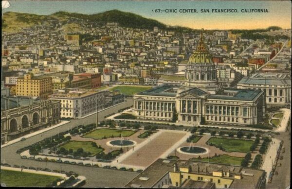 San Francisco California Civic Center