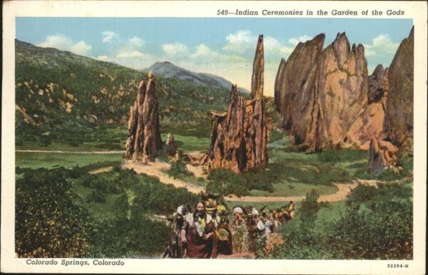 Colorado Springs Indian Ceremonies in Garden of the Gods