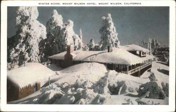Mount Wilson Hotel Winter Scene