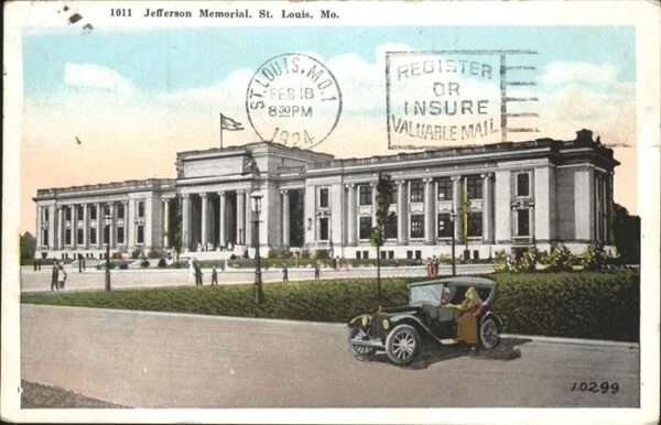 St Louis Missouri Jefferson Memorial Autos