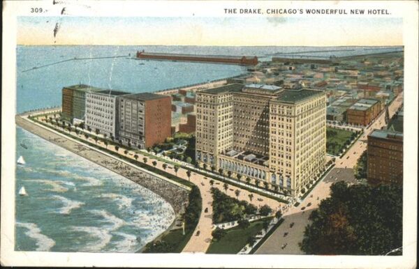 Chicago Illinois The Drake Hotel Lake Shore Drive
