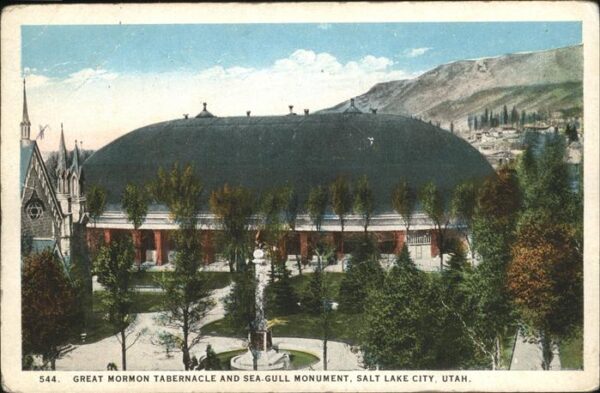 Salt Lake City Great Mormon Tabernacle Sea Gull Monume