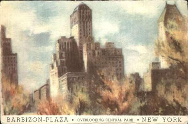 New York City Barbizon Plaza Central Park
