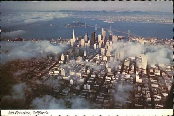 San Francisco California Fliegeraufnahme Skyline