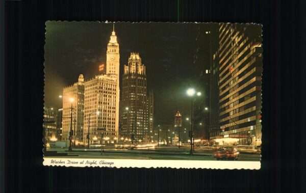 Chicago Illinois at Night