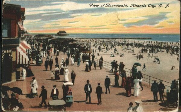 Atlantic City New Jersey Boardwalk Strandpromenade