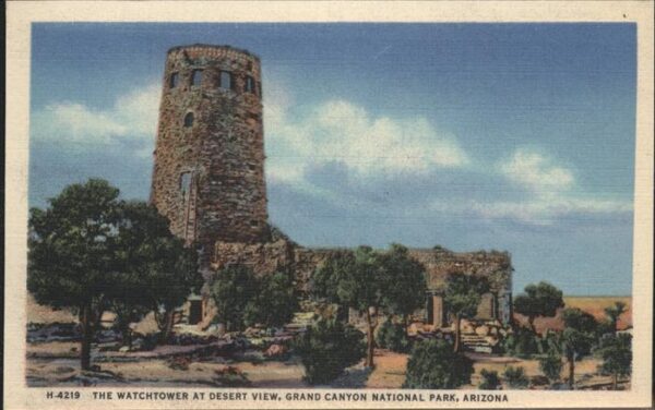 Grand Canyon Watchtower Desert National Park