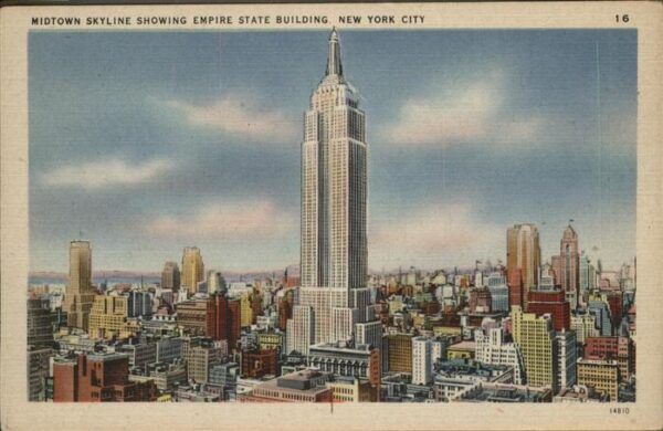 New York City Midtown Skyline Empire State Building