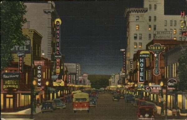 Albuquerque Central Ave by Night Autos