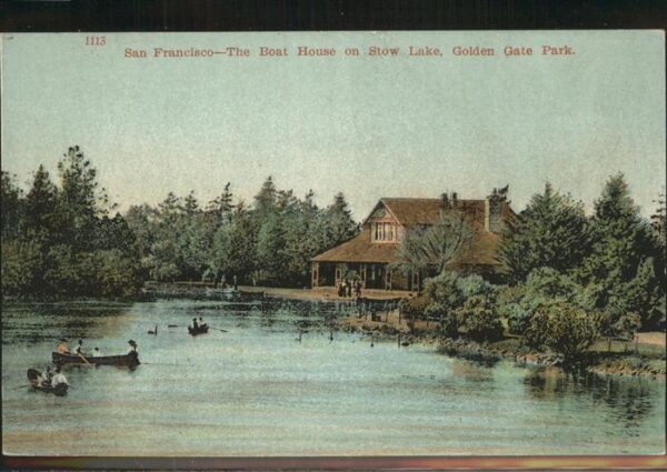 San Francisco California Boat House Stow Lake