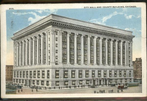 Chicago Illinois City Hall Conty Building