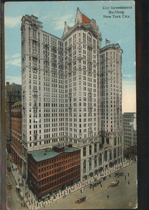 New York City City Investment Building Autos