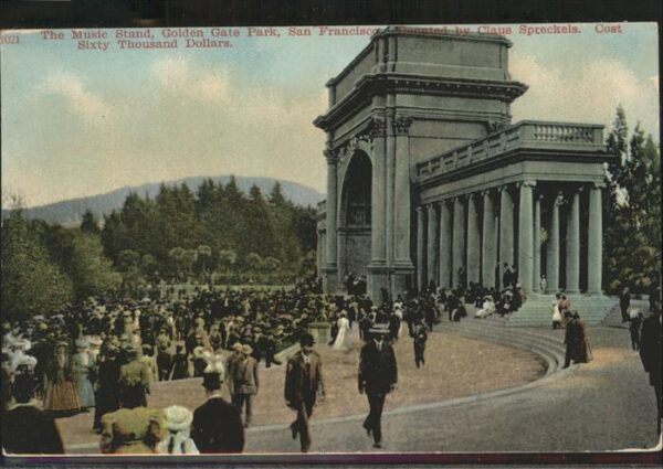 San Francisco California Golden Gate Park Musik Stand