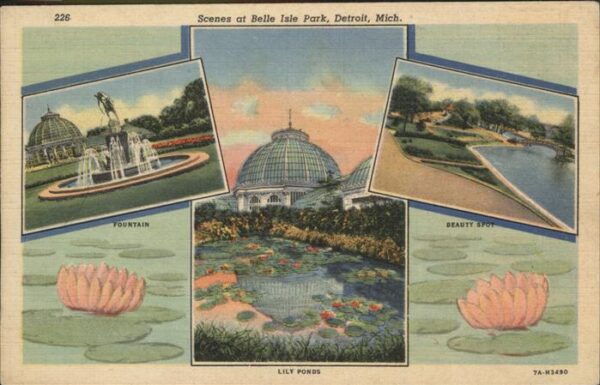 Detroit Michigan Belle Isle Park