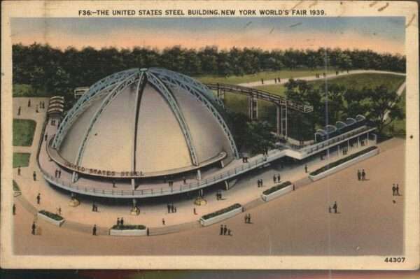 New York City United States Steel Building Worlds Fai