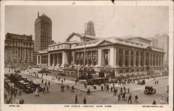 New York City Publick Library Autos