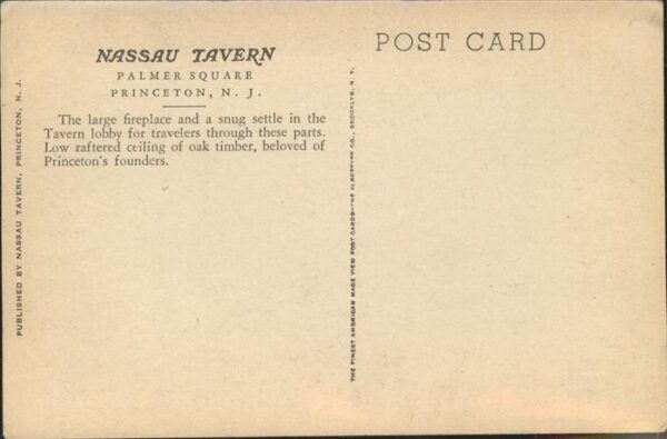 Princeton New Jersey Nassau Tavern Pamler Square – Bild 2
