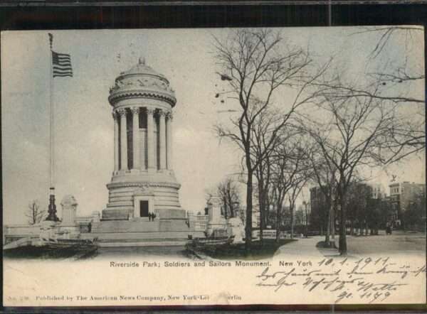 New York City Riverside Park Soldiers Sailors Monumen