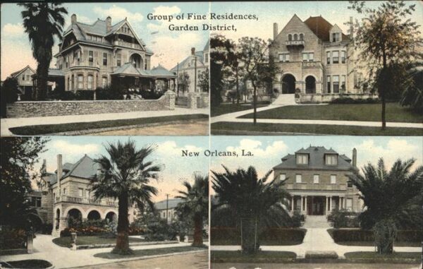 New Orleans Louisiana Group of fine Residences Garden Distric