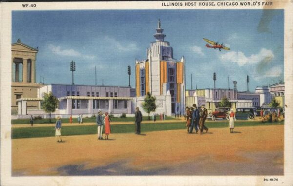 Chicago Illinois Illinois Host House Chicago Worlds Fair