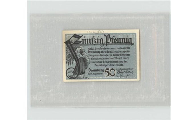 Dramburg Pommern 50 Pfennig – Bild 2