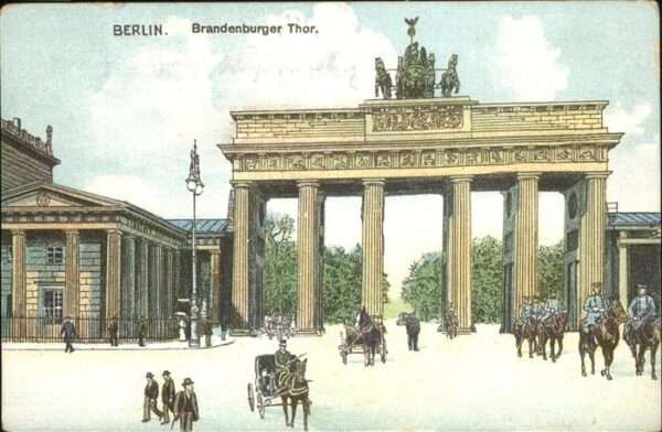 Brandenburgertor Berlin Pferdekutsche Pferde