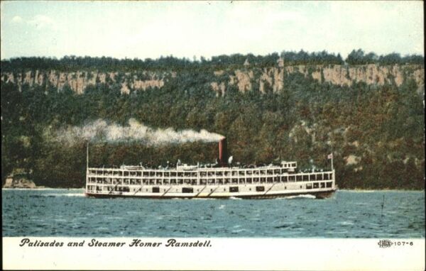 Dampfer Binnenschifffahrt Homer Ramsdell Palisades