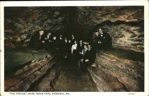 Hoehlen Caves Grottes The Parlor Mark Twain Cave Hannibal