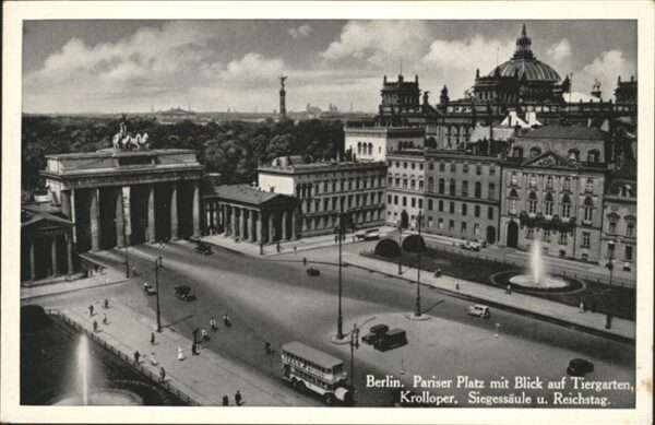 Brandenburgertor Berlin Pariser Platz Tiergarten Krollop