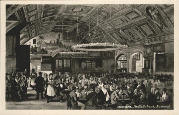 Hofbraeuhaus Muenchen Bier Festsaal  Emil Köhn Verlag Nr. 249