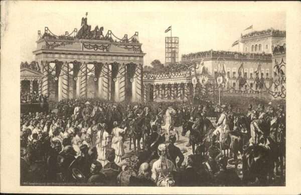 Brandenburgertor Einzug der Truppen Rotes Kreuz