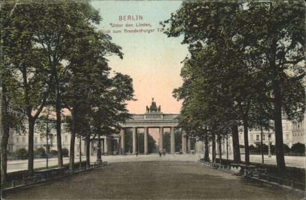 Brandenburgertor Berlin Unter den Linden