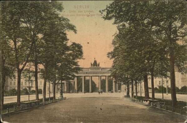 Brandenburgertor Berlin Unter den Linden