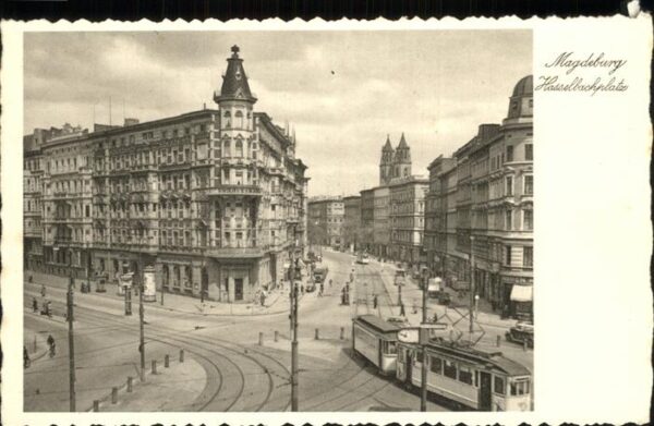 Strassenbahn Magdeburg Hasselbachplatz