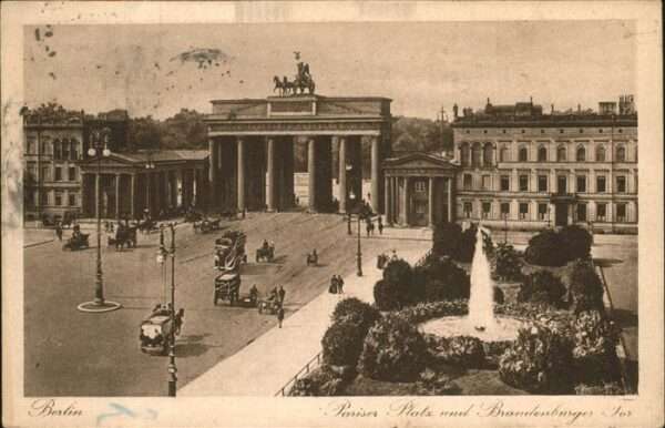 Brandenburgertor Berlin Pariser Platz