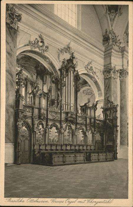 Kirchenorgel Ottobeuren Chorgestühl