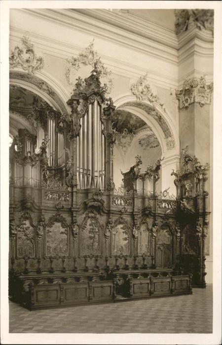Kirchenorgel Basilika Ottobeuren Chorgestühl
