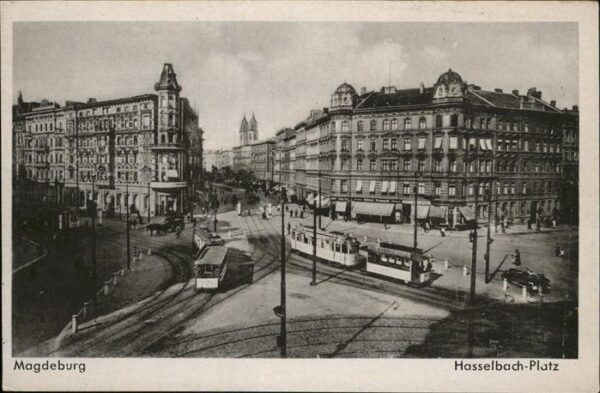 Strassenbahn Magdeburg Hasselbach-Platz