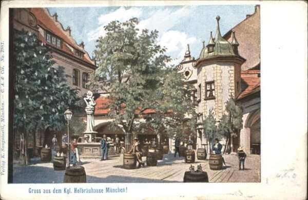 Hofbraeuhaus Muenchen Bier Verlag K. Sanguinetti No. 2981