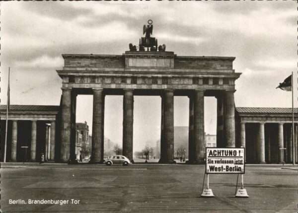 Brandenburgertor Berlin Grenze