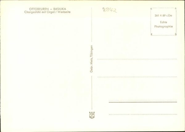 Kirchenorgel Ottobeuren Basilika Chorgestühl – Bild 2