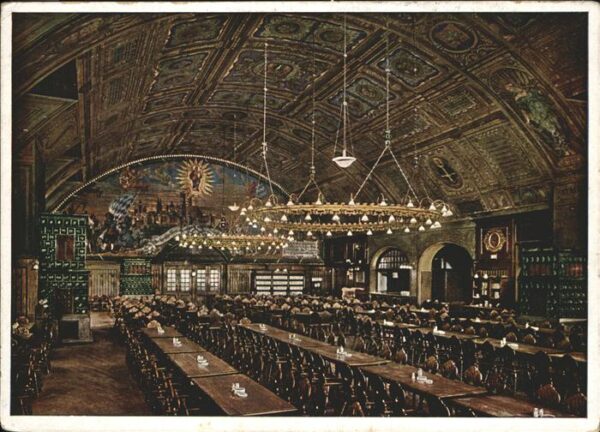 Hofbraeuhaus Muenchen Bier Festsaal Uvachrom 6094
