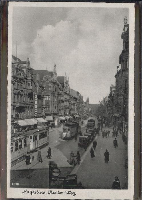 Strassenbahn Magdeburg Breiter Weg
