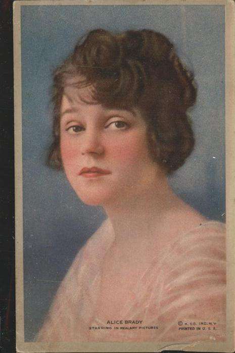 Schauspieler Alice Brady Realart Pictures USA