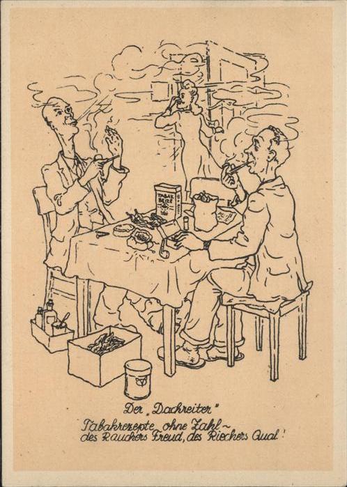 Pfeife Tabak Der Dachreiter