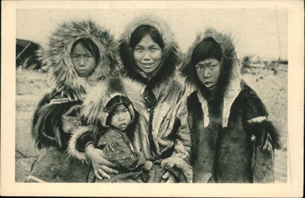 Typen Eskimos Detroit de Behring Alaska