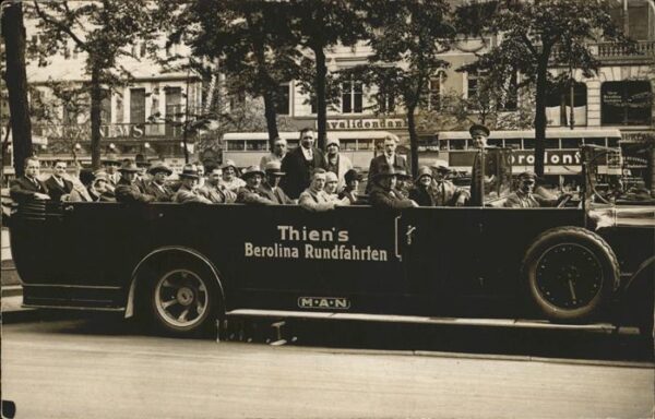Autobus Omnibus Thien's Berolina Rundfahrten Berlin Unt